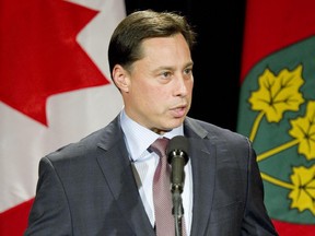 Brad Duguid, Minister Of Economic Development And Innovation in Toronto, on October 20, 2011.   (Tyler Anderson/Postmedia News files)