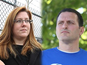 Essex NDP candidate Tracey Ramsey and Conservative incumbent and candidate Jeff Watson are pictured in these file photos.