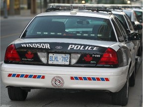 A Windsor Police Service vehicle outside downtown headquarters in 2015.