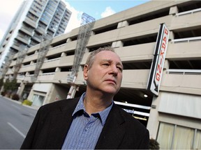 Larry Horwitz is photographed in front of the city owned parking garage at the corner of Pelissier Street and Park Avenue in Windsor on Friday, October 12, 2012.