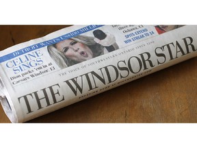 The Windsor Star newspaper front page, new design, marketing, masthead, logo.