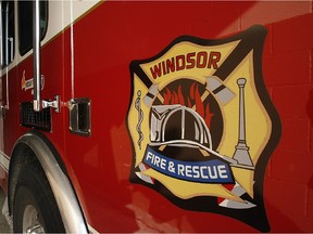 A Windsor Fire and Rescue Services truck.