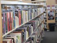 Rows of books at a Windsor Public Library. (Windsor Star files)