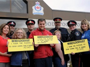 Woodstock Police Service partnered with the Special Olympics to become ambassadors for the Yellowcard Campaign. Officers have pledged to try and eliminate use of the "R word" in the local community.