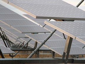Solar panels are pictured in this 2014 file photo.