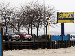 The entrance to the Detroit River at Lakeview Park Marina is pictured in this 2013 file photo.