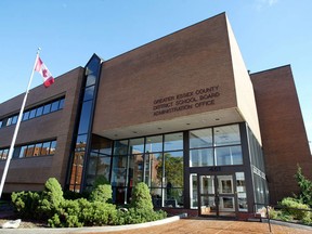 The exterior of the offices of the Greater Essex County District School Board is shown in this 2005 file image.