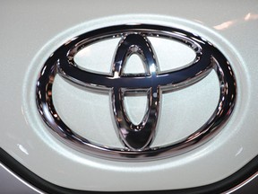 The Toyota logo is seen in this 2010 file photo. (Stan Honda / AFP / Getty Images)