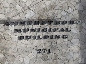 The exterior of the Amherstburg Municipal Building is pictured in this file photo.
