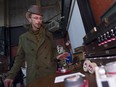 John Halford of R&J's Circus Grooming Co., sells his products at the Luv Local Maker's Market at the Walkerville Brewery, Saturday, Nov. 21, 2015.