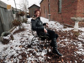 Tamara Kowalska, executive director and co-founder of the Windsor Youth Centre is shown on Monday, Nov. 23, 2015, in an area that will become a teaching garden. A fundraising effort is underway for the project that will help homeless youth build self esteem and life skills by learning to grow food.