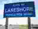 A Town of Lakeshore municipal sign