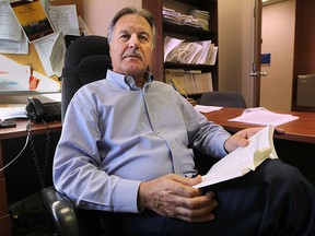 University of Windsor Professor Reza Nakhaie is shown at his office on Friday, November 20, 2015.