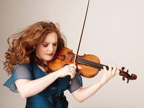 Chicago-based virtuoso violinist Rachel Barton Pine in a press image. Pine performs with the Windsor Symphony Orchestra at the Capitol Theatre on Nov. 28 and 29.