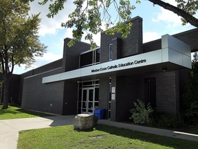 The head office of the Windsor Essex Catholic Education Centre is pictured in this 2014 file photo.