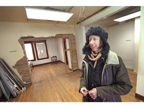 Tamara Kowalska, executive director and co-founder of the Windsor Youth Centre, gives a tour of the centre's new location located a block west of the current location at 1321 Wyandotte St. E, Saturday, Feb. 21, 2015.