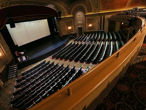 Event staff remove WIFF paraphernalia from the Capitol Theatre on Nov. 9, 2015. The 2015 edition of the festival ran from Nov. 3 to 8.