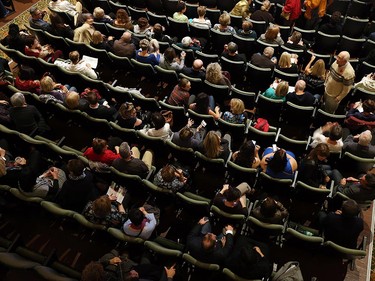 Filmgoers take their seats at the Capitol Theatre on the opening night of WIFF, Nov. 3, 2015.