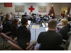 In this file photo, The Windsor Regiment Band performs in the lobby of the Canadian Blood Services building Nov. 28, 2009, in Windsor, ON. (DAN JANISSE/The Windsor Star)