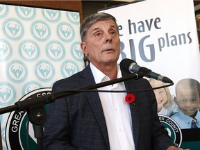 Alan Halberstadt speaks during a press conference at the Greater Essex County District School Board office in Windsor in this November 2015 file photo.
