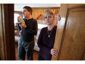 File photo of Michelle Helou and her son, Noah. (NICK BRANCACCIO/THE Windsor Star)