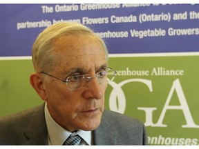 File photo of Bob Chiarelli, Ontario's Minister of Infrastructure. (JASON KRYK/The Windsor Star)