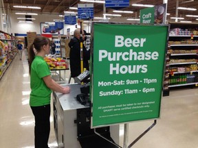 You can now buy beer at the Superstore on Walker Road. (Nick Brancaccio/Windsor Star)
