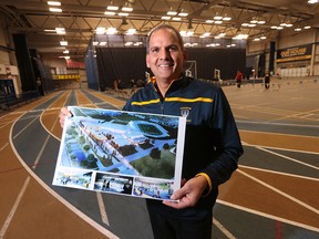 Dr. Michael Khan, Dean of Human Kinetics at the University of Windsor is shown at the St. Denis Centre on Thursday, December 3, 2015. Students voted down the levy for a new athletic complex. (DAN JANISSE/The Windsor Star)