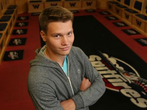 Windsor Spitfires Mikhail Sergachev is pictured int his file photo.