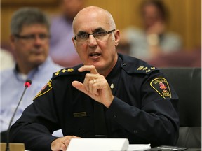 Windsor police Chief Al Frederick speaks about regional policing during a Windsor city council meeting on Tuesday, August 4, 2015.