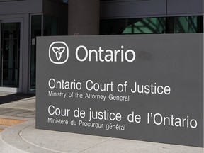 Ontario Court of Justice on Chatham Street East.