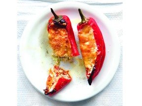 Feta-filled peppers was featured as the dish in the fall 2014 issue of Boom magazine.