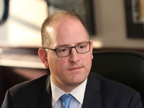 Mayor Drew Dilkens is pictured at Windsor city hall earlier this month. Dilkens is predicting a good 2016 with possible job announcements in the coming year.