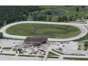 In this file photo, an aerial view of the Windsor Raceway under demolition is shown on Wednesday, June 24, 2015 in Windsor, ON. (DAN JANISSE/The Windsor Star)
