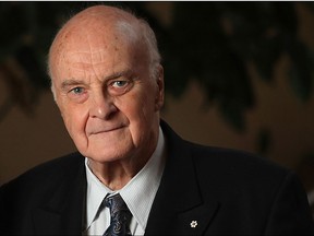 The Honourable Howard Pawley is pictured at the University of Windsor Political Science gala in this October 2013 file photo.