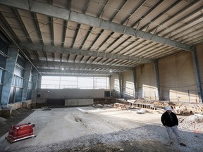 Don Sadler with the City of Windsor is shown on Friday, Dec. 4, 2015, at the construction site for the new pool at the WFCU Centre.