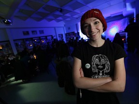 Ruby Mckinnon was the focus of the latest coffee house at Walkerville Collegiate in Windsor on Friday, Dec. 4, 2015. The high school student is fighting cancer and money raised at the event went towards Childcan.