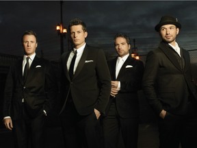 The Tenors: Fraser Walters, left, and Clifton Murray, Remigio Pereira and Victor Micallef