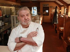 Thom Racovitis, owner of Tunnel Bar-B-Q, is pictured at his restaurant in this 2012 file photo.