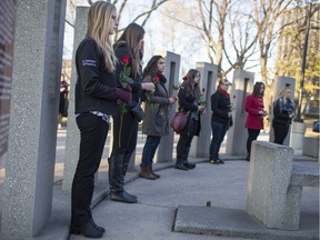 A vigil was held at the Memorial of Hope on the University of Windsor campus remembering the massacre of 14 women at the l'Ecole Polytechnique de Montreal, Sunday, Dec. 6, 2015.  The vigil was held by University of Windsor's Women in Engineering Club.