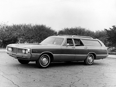 1969 Chrysler Town and Country wagon.