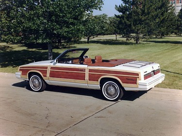 1983 Chrysler LeBaron Town and Country convertible.