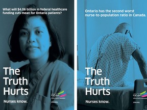 Ontario's nurses have launched a petition protesting cuts to registered nurses.