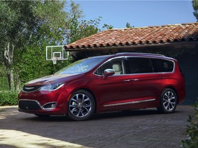 The all-new 2017 Chrysler Pacifica minivan, which replaces the Town and Country, has a longer and wider wheelbase than its predecessor and is lower to the ground.