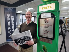 Dave Milani, curator of the automotive archives section at the Windsor Public Library's main branch, is shown on Thursday, Jan. 28, 2016. The archives offer an assortment of automotive resources.