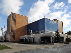 The exterior of Windsor's current City Hall is pictured in this file photo.