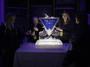 Guests can sample some of Colio’s award-winning PRISM Icewine poured through a miniature
ice luge at the 16th Annual Festival of Ice. - Courtesy Colio Estate Wines