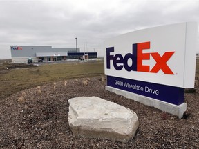 The new FedEx cargo hub facility on Wheelton Drive is shown on Tuesday, Jan. 26, 2016 near Windsor Airport. The project is almost complete.