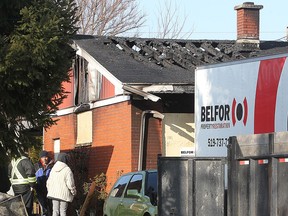 This home on Warren Avenue in Leamington, Ont. had $150,000 in damages after a fire late night on Wednesday, Jan. 27, 2016.