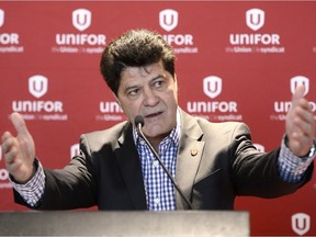 Unifor Union President Jerry Dias is pcitured in